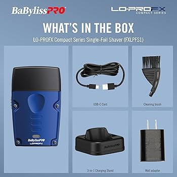 BaBylissPRO® LO-PROFX Compact Series Single-Foil Shaver