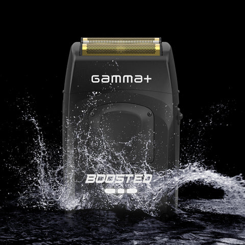 Gamma+ Boosted Shaver - Professional Double Foil Cordless Shaver with Super-Torque Motor