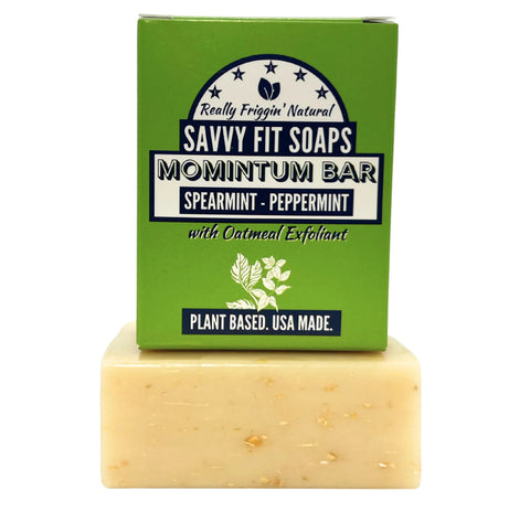 Savvy Fit Soaps Momintum Bar - Oatmeal & Mints