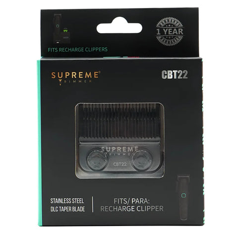 Supreme Trimmer Replacement Taper Blade For Recharge Clipper