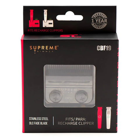 Supreme Trimmer Replacement Fade Blade For Recharge Clipper