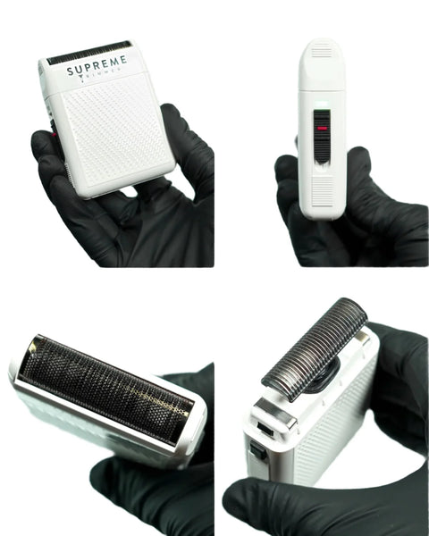 Supreme Trimmer Solo Single Foil Shaver - White