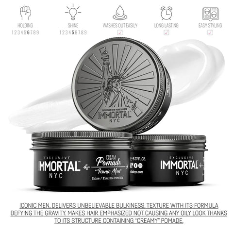 Immortal NYC "Iconic Man" - Cream Pomade