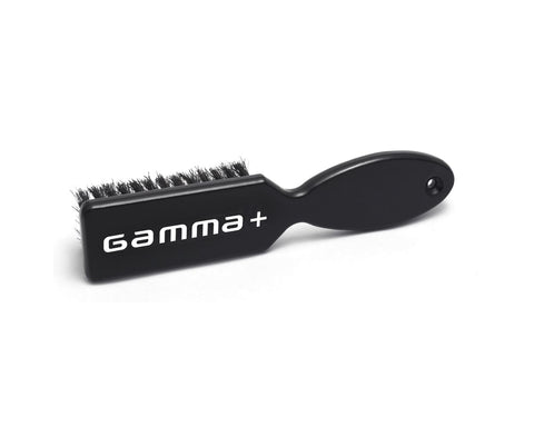 Gamma+ Fade Barber Brush with Natural Bristles