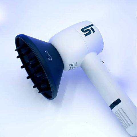 Supreme Trimmer Curly Hair Diffuser Nozzle - Grey Blue