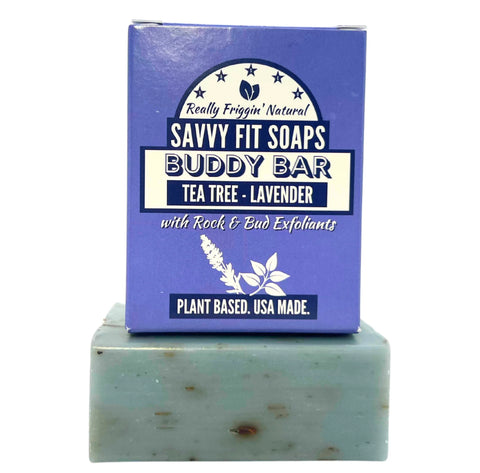 Savvy Fit Soaps Buddy Bar - Lavender, Tea Tree, Peppermint