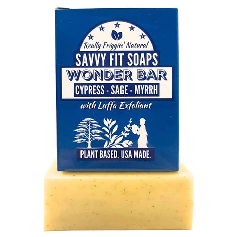 Savvy Fit Soaps Wonder Bar Cypress, Sage, Myrrh, Laurel Leaf, Lime