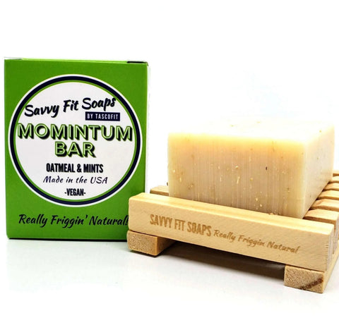 Savvy Fit Soaps Momintum Bar - Oatmeal & Mints
