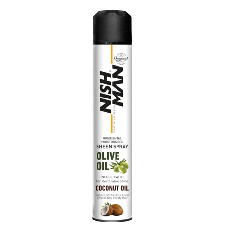 NishMan Olive Oil & Coconut Oil Sheen Spray 400ml