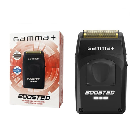 Gamma+ Boosted Shaver - Professional Double Foil Cordless Shaver with Super-Torque Motor