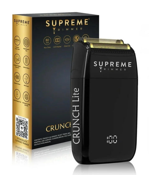Supreme Trimmer CRUNCH™ Lite Foil Shaver - Black