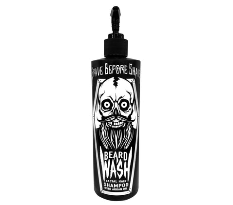 GRAVE BEFORE SHAVE™ BEARD WASH SHAMPOO 16oz. Pump-top