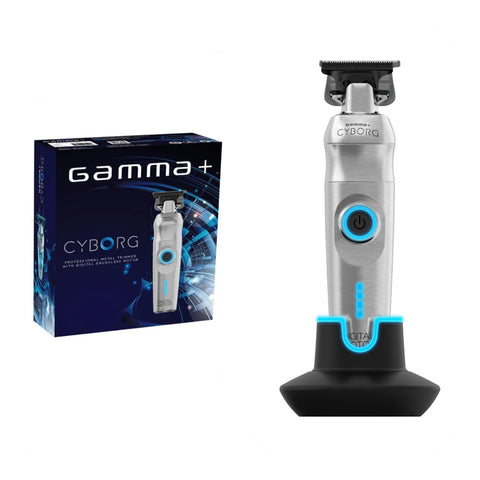 Gamma+ Cyborg Professional Metal Trimmer With Digital Brushless Motor