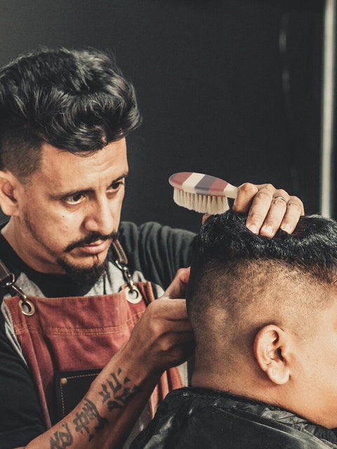 Soft Bristle Barber Brush
