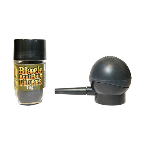 I Love Being A Barber Real Hair Fibers With Spray Applicator - Black