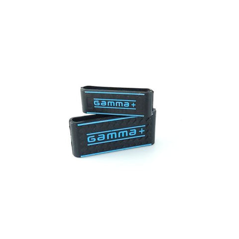 Gamma+ Clipper & Trimmer Grip Set - Black / Blue