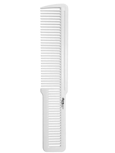Diane Flat Top Comb 8" - White #DBC032