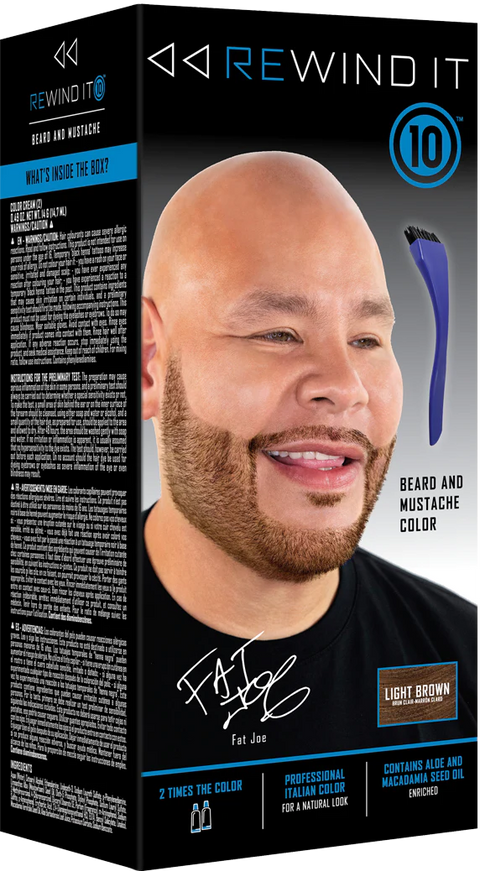 Rewind It 10 Beard and Mustache Color - Light Brown