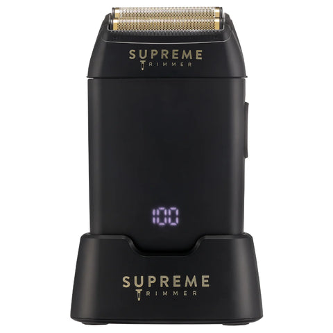 Supreme Trimmer Crunch Foil Shaver - Black