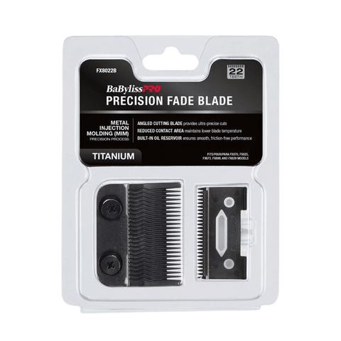 BaBylissPRO® Black Titanium Metal-Injection Molded Precision Fade Blade
