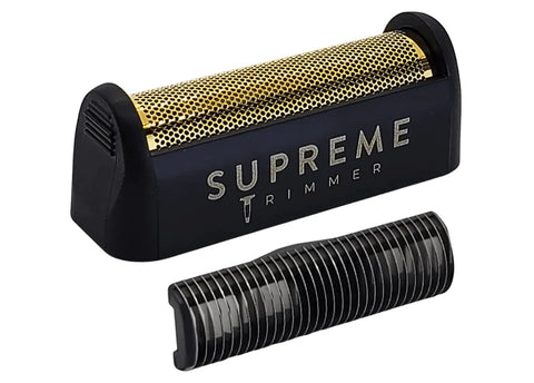 Supreme Trimmer Solo Replacement Foil & Cutter - Black