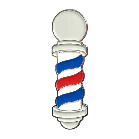 BVANDB Barber's Pole Pin (Blue/White/Red)