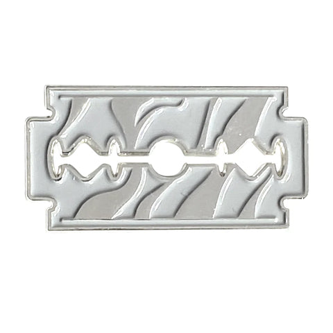 BVANDB Reflection Blade Barber Pin - Silver