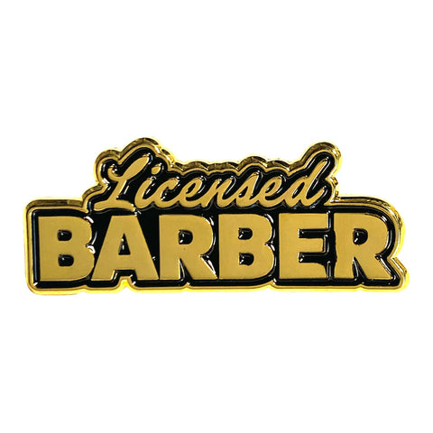BVANDB Licensed Barber Gold Pin (Bold)