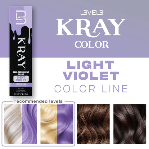 L3VEL3™ Light Violet Semi Permanent Color