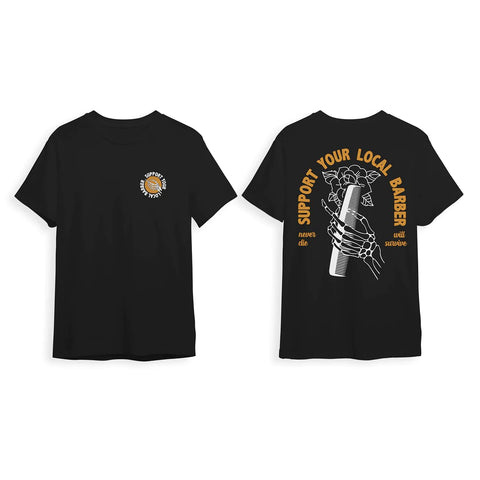 Marmara Barber “Support” T-Shirt - Black