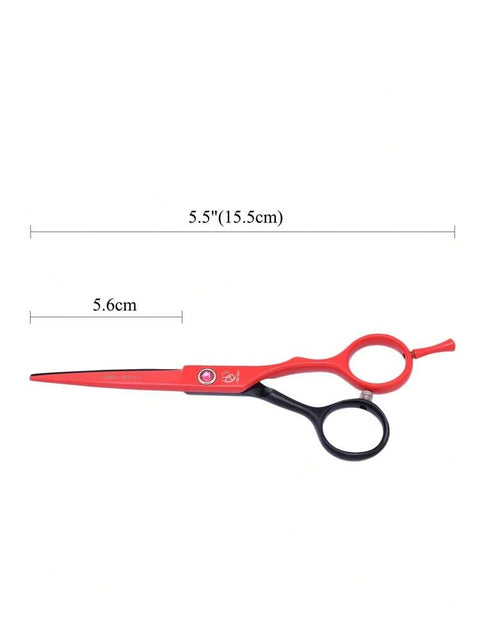 Mei Sha 5.5” Hair Cutting Shears - Red / Black