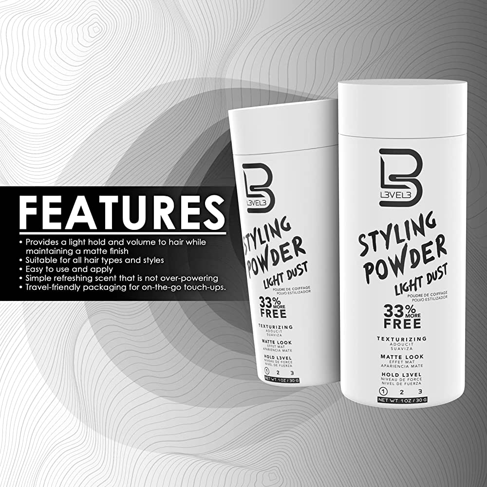 L3VEL3 Styling Powder - Be Natural