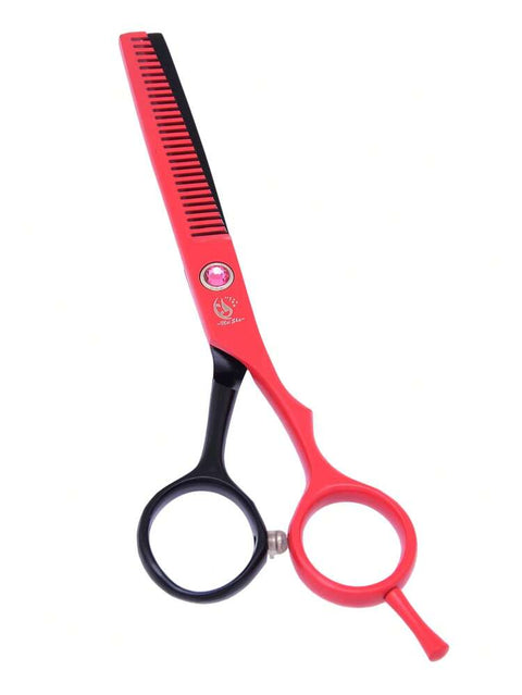 Mei Sha 5.5” Texturizing Shears - Red / Black