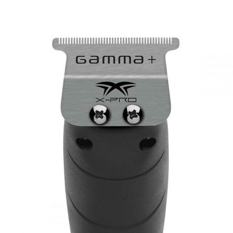 Gamma+ X-Pro Wide Stainless Steel With Black Diamond Carbon DLC “The One” Cutting Trimmer Blade Set