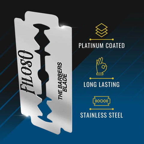 Filoso Barber Brand Double Edge Razor Blades - 100ct