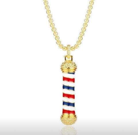 Barber Pole Necklace