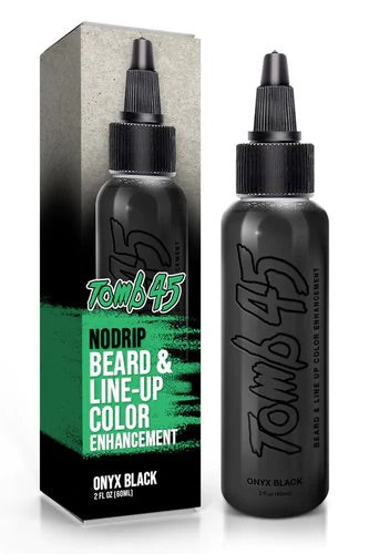 Tomb45™️ No Drip Beard & Line up Color Enhancement – ONYX (Jet Black)