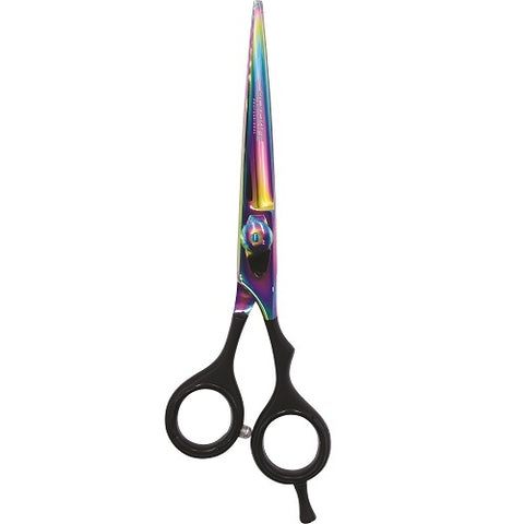 Black Ice Professional Stylish Off Set Grip Holo & Black  6" Shear