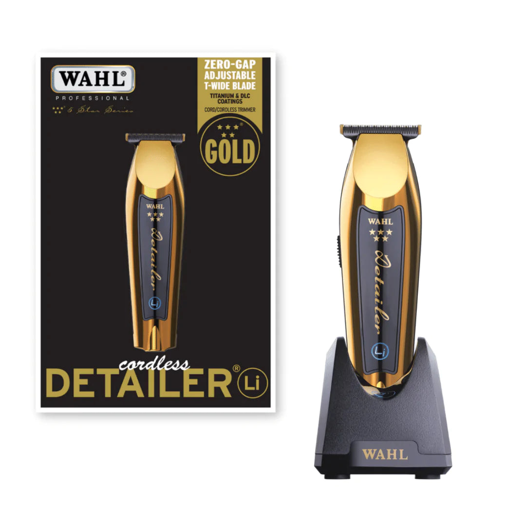 Wahl Professional 5-Star Cordless Detailer Li - Gold – Jersey Wahl Professional 5-Star Cordless Detailer Li - Gold – Jersey