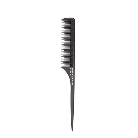 Black Ice Professional 9" Carbon Teasing Rat Tail Comb