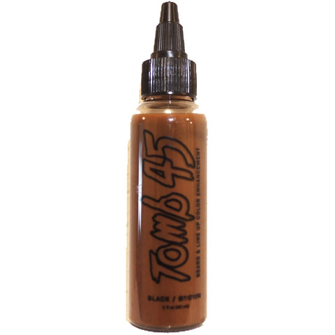 Tomb45™️ No Drip Beard & Line up Color Enhancement - Brown/Black
