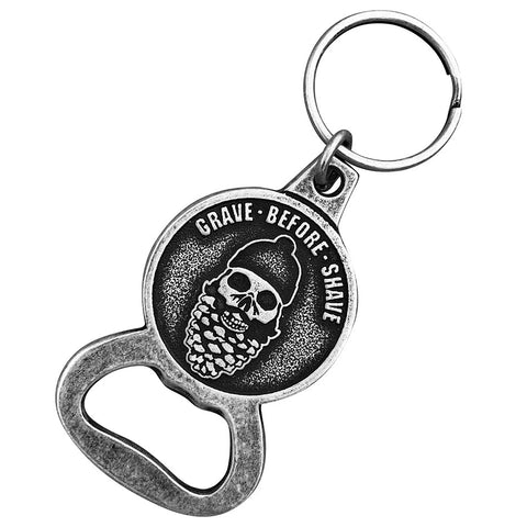 GRAVE BEFORE SHAVE™ Bottle Opener Keychain