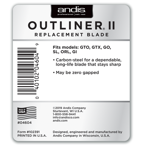 Andis Outliner® II Replacement Blade