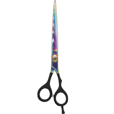 Black Ice Professional Stylish Off Set Grip Holo & Black 7.5" Shear