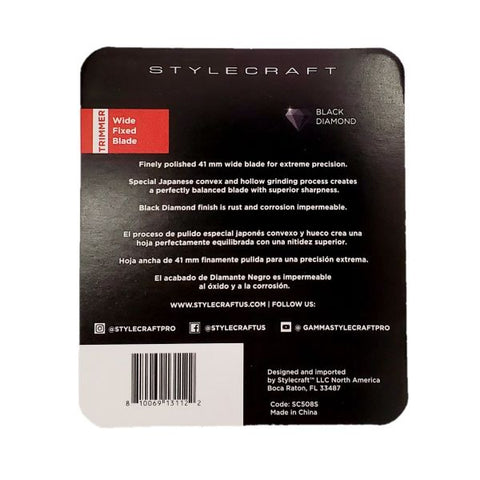 Stylecraft X-Pro Black Diamond DLC Wide 41mm Trimmer Blade