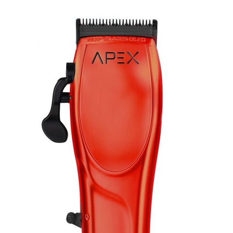 Stylecraft Apex Professional Motor Modular Metal Hair Clipper - Red