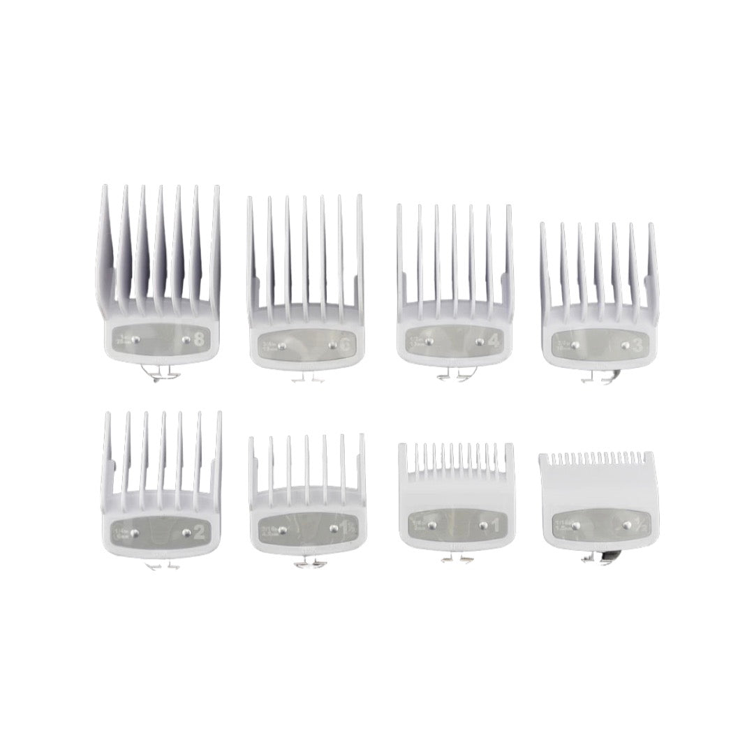 Premium Clipper Guide Set 8pc - White – Jersey Shore Barber Supply