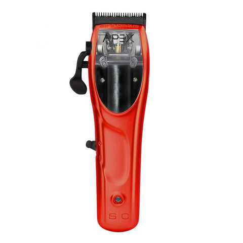 Stylecraft Apex Professional Motor Modular Metal Hair Clipper - Red