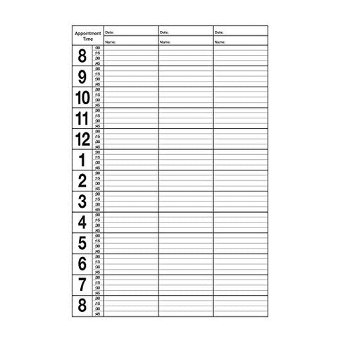 Scalpmaster 3-Column Appointment Book