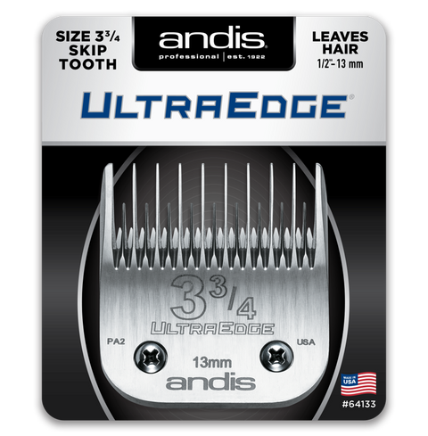 Andis UltraEdge® Detachable Blade, Size 3 3/4 Skip Tooth